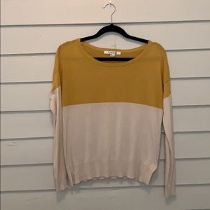 Color block sweater